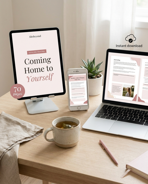 Coming Home to Yourself on tablet, phone and laptop - instant download